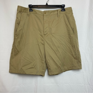Fila Sport Lightweight Shorts‎ Golfing Khaki 100% Polyester With Pockets Sz. 36